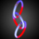 Red, White, and Blue 8" Glow Bracelets